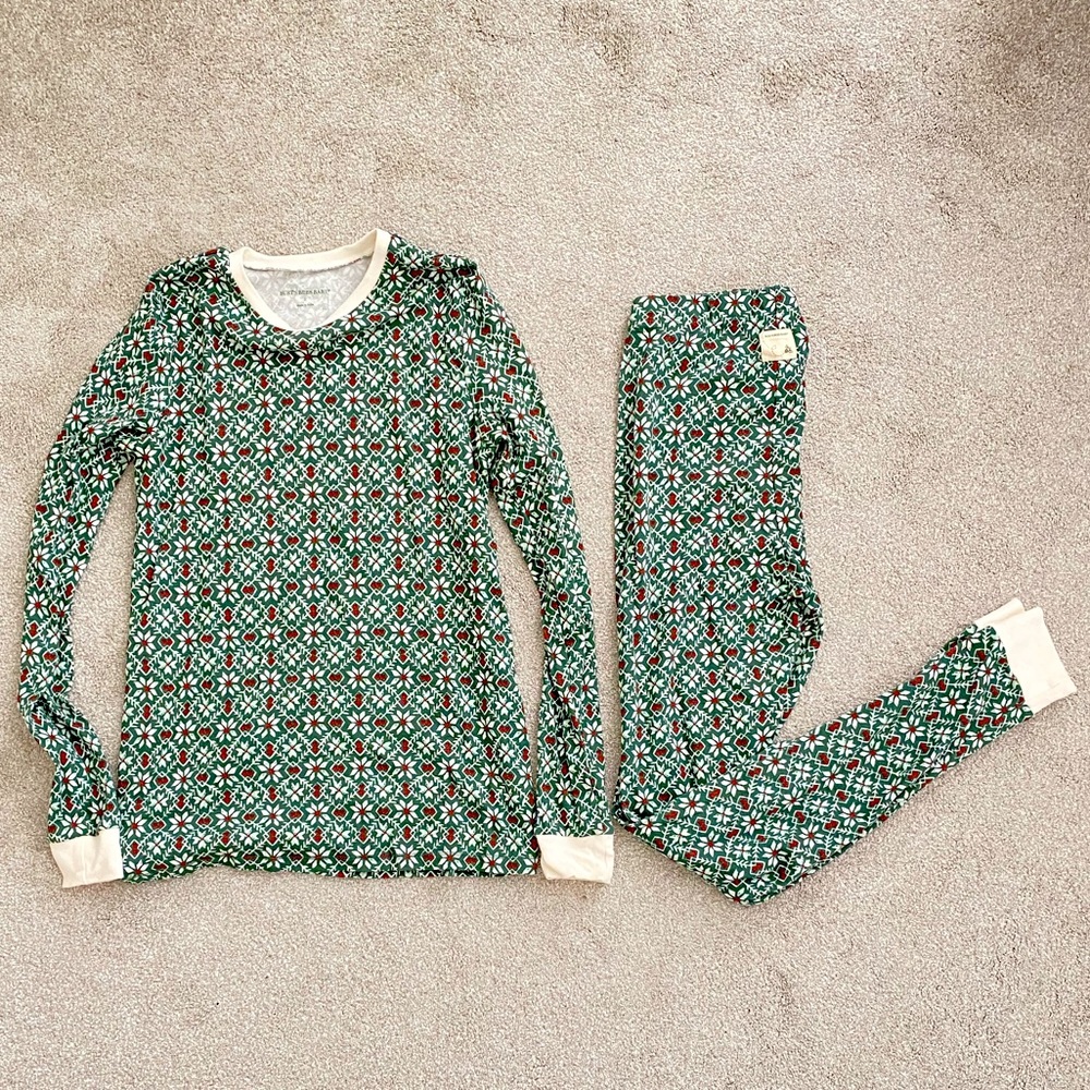 Burt’s Bees Women’s Holiday Print Pajama Set